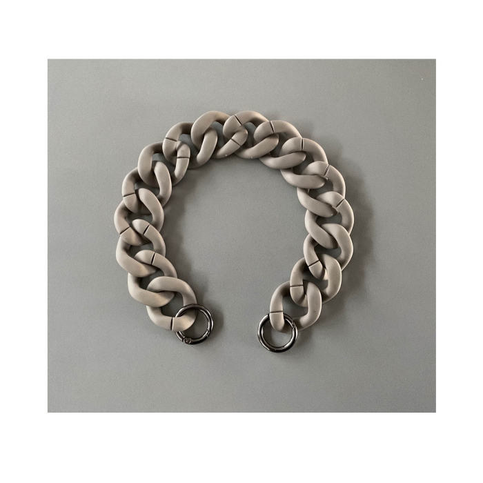 Chain Acryl grey 37 cm